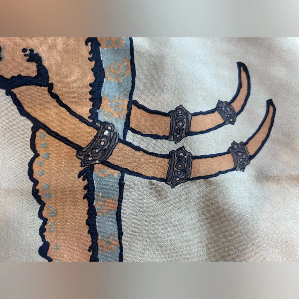 Jim Thompson Silk Elephant Scarf